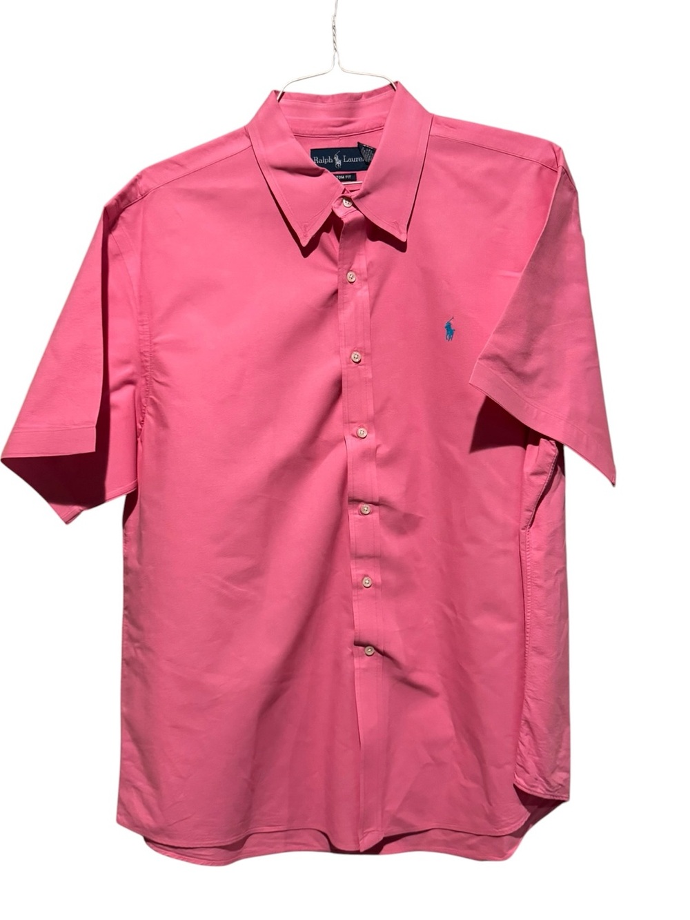 Ralph‎ Lauren Pink Short-Sleeve Button-Down Shirt